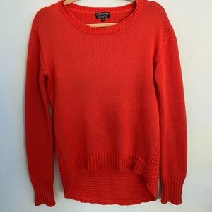 Orange knit sweater, exclusive from Stitch Fix